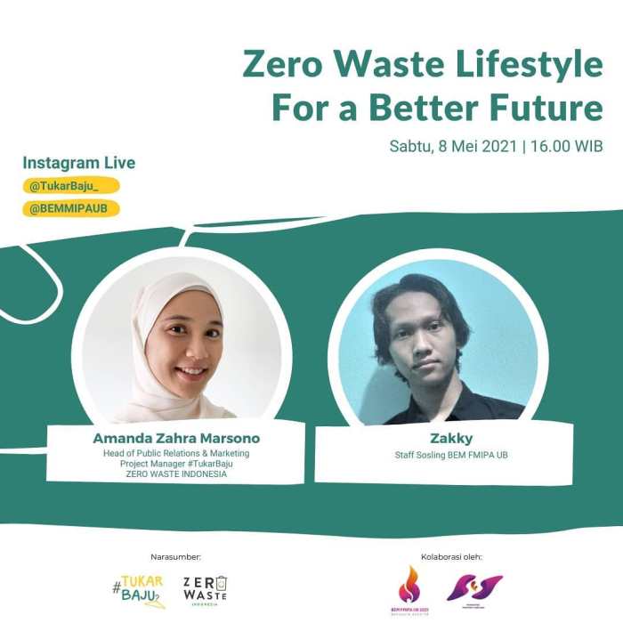 Selebgram Ini Tunjukkan Gaya Hidup Zero Waste