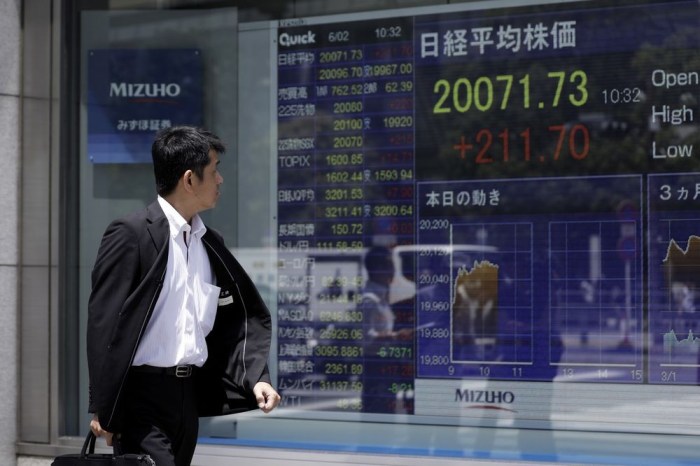 Foto Bursa Asia Naik Merespon Kenaikan Wall Street