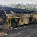5 Fakta Terkini Kecelakaan Bus vs Truk BBM di Sumsel