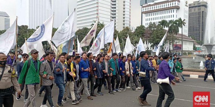Demo oleh Mahasiswa di Istana dan DPR Siang Ini, 3000 Aparat Dikerahkan