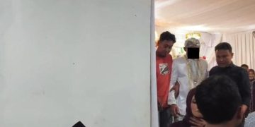 Maling Motor Ditangkap Polisi Saat Resepsi Pernikahan di Garut