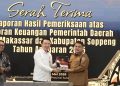 Makassar Dapat Opini WTP Lima Kali Berturut-turut Sejak 2021