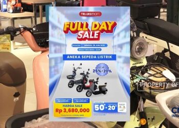 Cek Sepeda Listrik di Transmart Tanpa Pusing Soal BBM