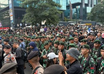 Empat ribuan Aparat Dikerahkan untuk Kawal Aksi Demo Mahasiswa Trisakti hingga DPR