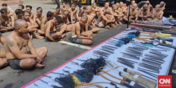 Polres Bengkulu Tangkap 50 Orang Diduga Terlibat Geng Sepeda Motor
