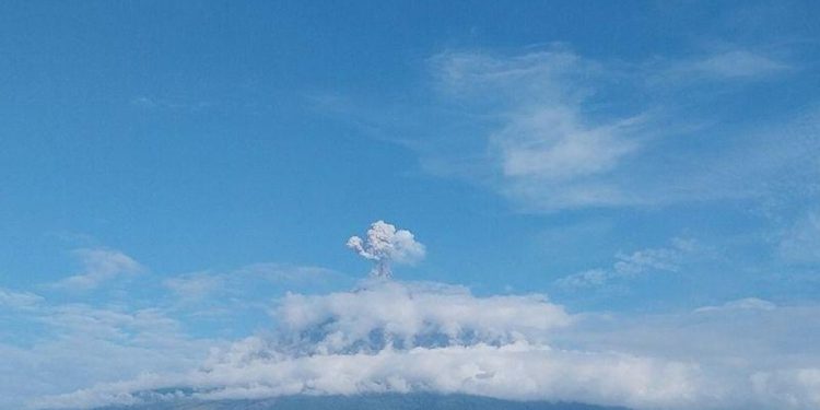 Semeru Erupsi Empat Kali Pagi Ini, Kolom Abu Mencapai 1300 Meter
