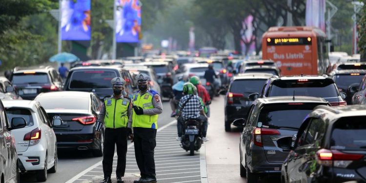 PM Singapura ke RI, Polisi Atur Lalu Lintas di Delapan Ruas Jalan Jakarta