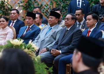 Nikahan Anak Boy Thohir dengan Prabowo dan Jokowi Duduk Bersebelahan