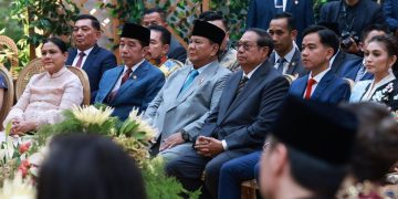 Nikahan Anak Boy Thohir dengan Prabowo dan Jokowi Duduk Bersebelahan