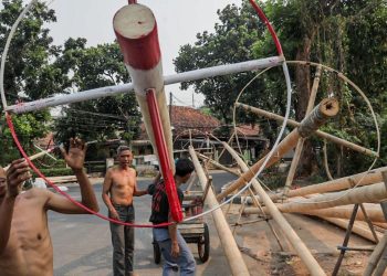 Batang Pinang Mulai Diperjualbelikan Menjelang Perayaan Agustus
