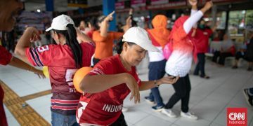 Keseruan Lomba 17 Agustus di Terminal Kampung Rambutan