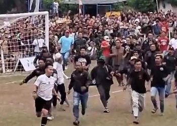 Suporter Purbalingga Keroyok Wasit Tak Terima Keputusan di Tarkam