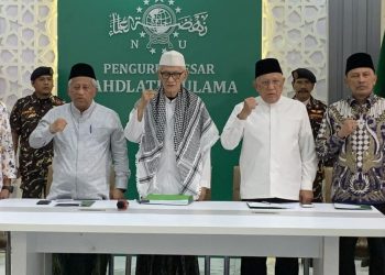 Gus Mus JK Ma’ruf Amin dan Istri Gus Dur