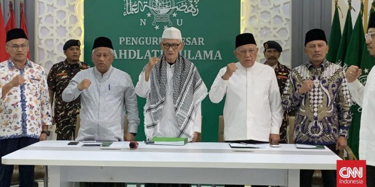 Gus Mus JK Ma’ruf Amin dan Istri Gus Dur