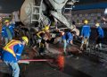 Mobil ASN di Pekalongan Terobos Jalan yang Sedang Dicor