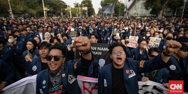 Aksi Mahasiswa di Jakarta oleh Trisakti