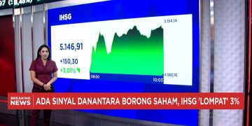Danantara Siap Akuisisi Saham BUMN, IHSG Menguat 3 Persen