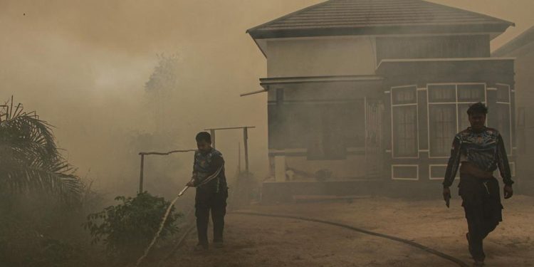 Duka Warga Palangka Raya Tertekan Asap Kebakaran Hutan dan Lahan