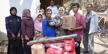 Keluarga Prasejahtera di Buayan Menerima Bantuan Pembangunan Rumah Pasca Kebakaran